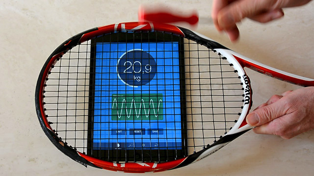 Tennis, Squash, Badminton String Tension Calibrator Meter 